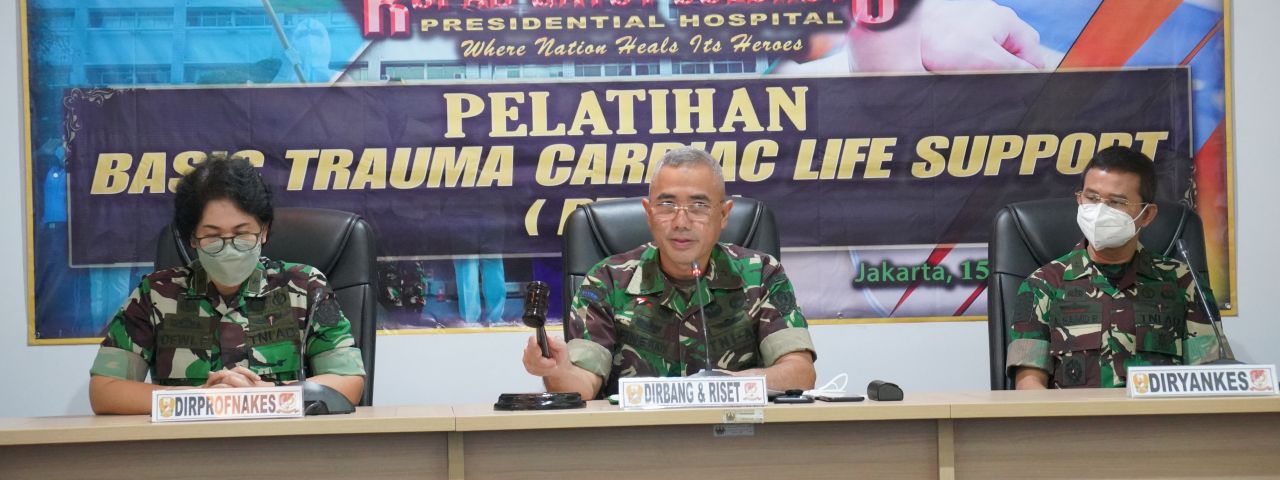 Pembukaan Pelatihan Basic Trauma Cardiac Life Support (BTCLS) di RSPAD Gatot Soebroto