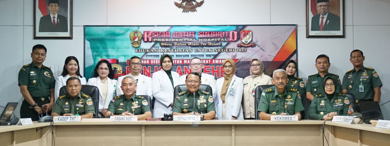 Webinar Sesi 11 RSPAD Gatot Soebroto  “Benjolan Leher Pada Kanker Nasofaring”