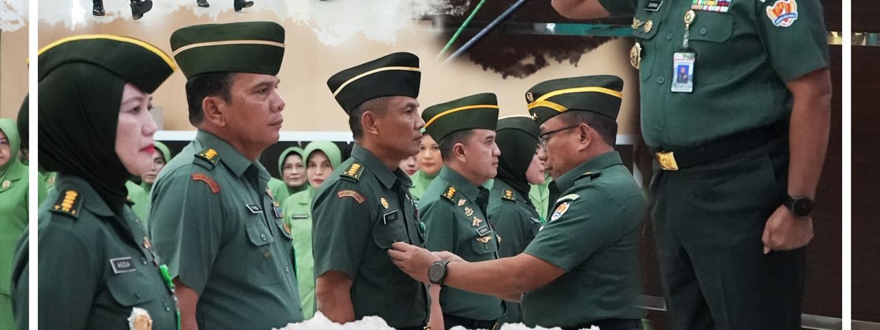 SERTIJAB DAN LAPORAN KORPS PEJABAT GOLONGAN IV/KOLONEL, V/LETKOL DAN VI/MAYOR