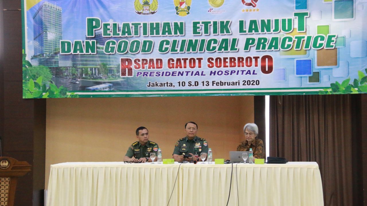 Seminar Dan Workshop Etik Penelitian Kesehatan Dan Good Clinical Practice Di RSPAD Gatot Soebroto Tahun 2020