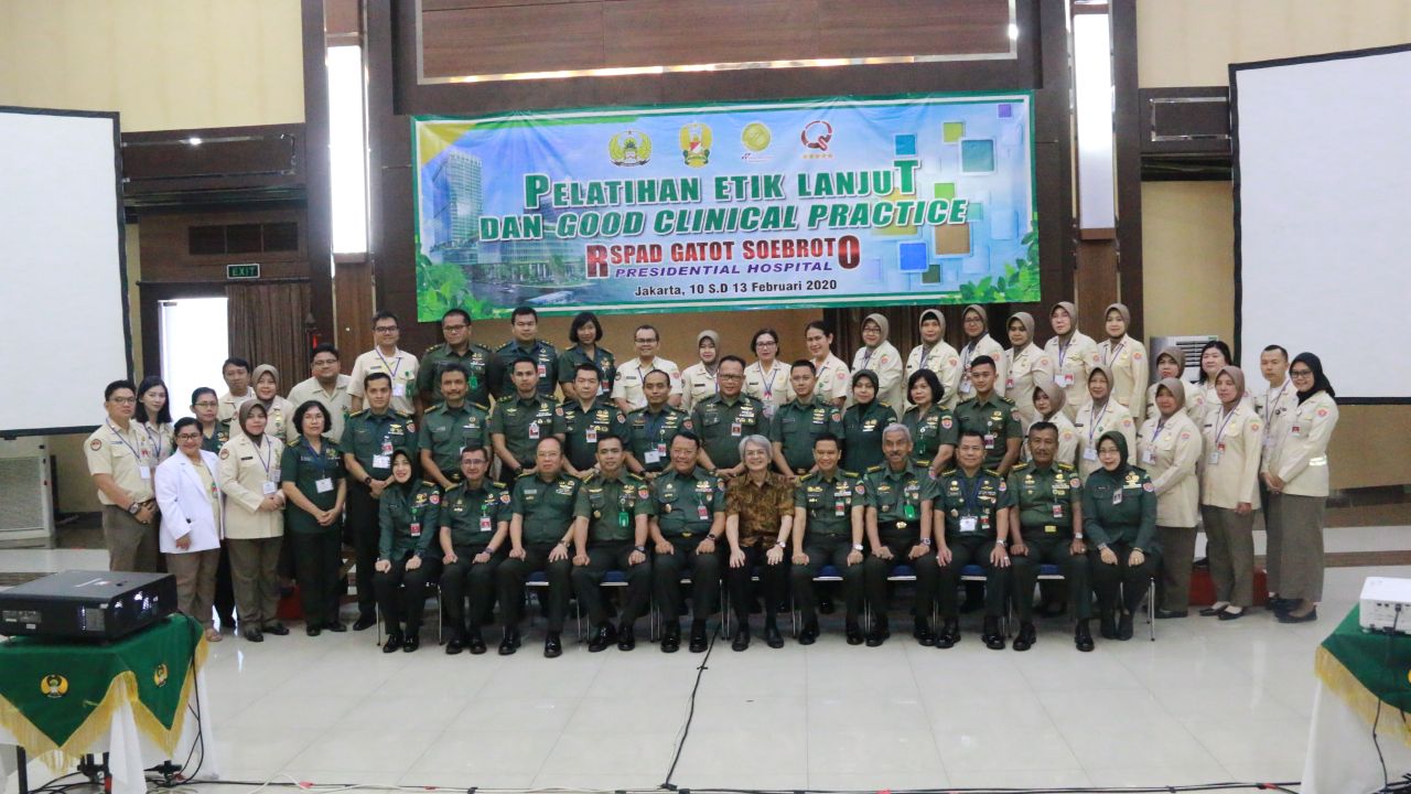 Seminar Dan Workshop Etik Penelitian Kesehatan Dan Good Clinical Practice Di RSPAD Gatot Soebroto Tahun 2020