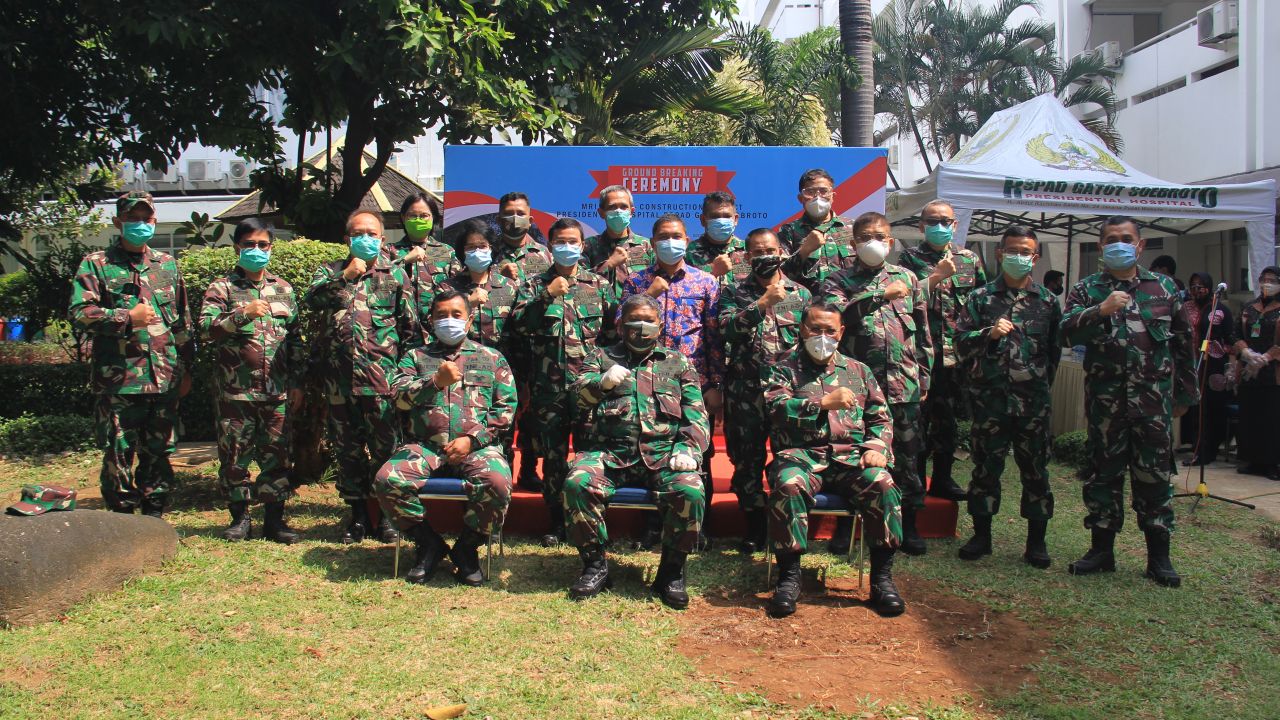 Peletakan Batu Pertama Pembangunan MRI Center RSPAD Gatot Soebroto