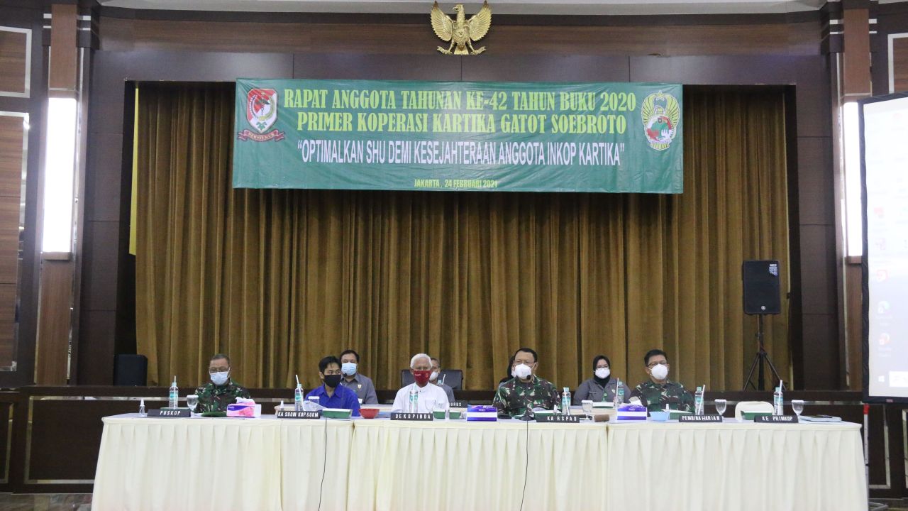 Rapat Anggota Tahunan ke-42 Primkop Kartika RSPAD Gatot Soebroto