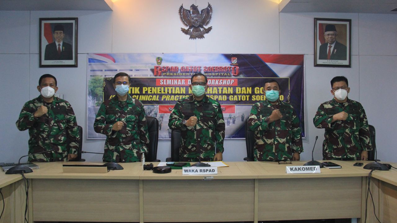 Seminar dan Workshop Etik Penelitian Kesehatan  dan GCP RSPAD Gatot Soebroto