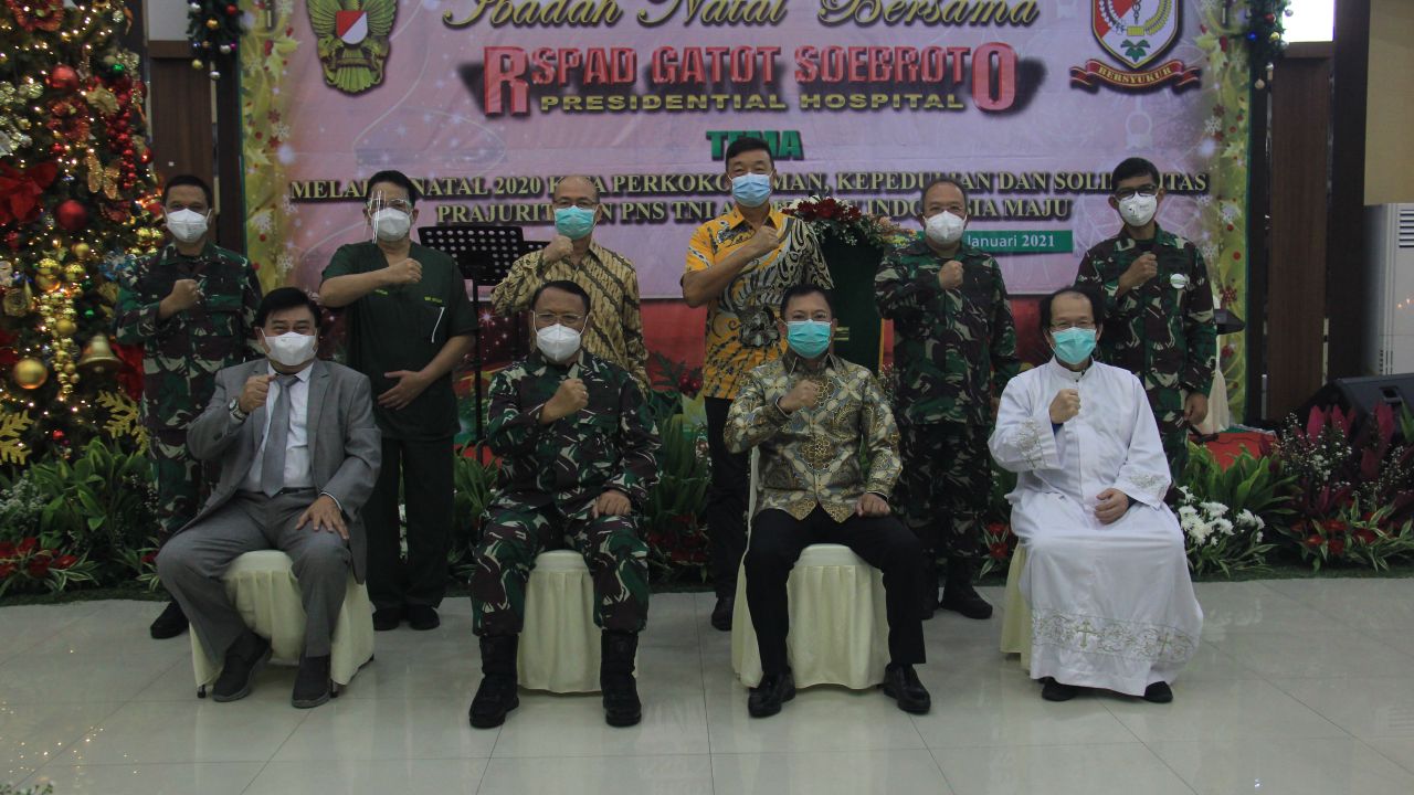 Perayaan Natal 2020 dan Ibadah Bersama RSPAD Gatot Soebroto