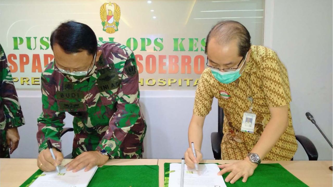 Penandatanganan PKS antara RSPAD Gatot Soebroto dan BPJS Kesehatan