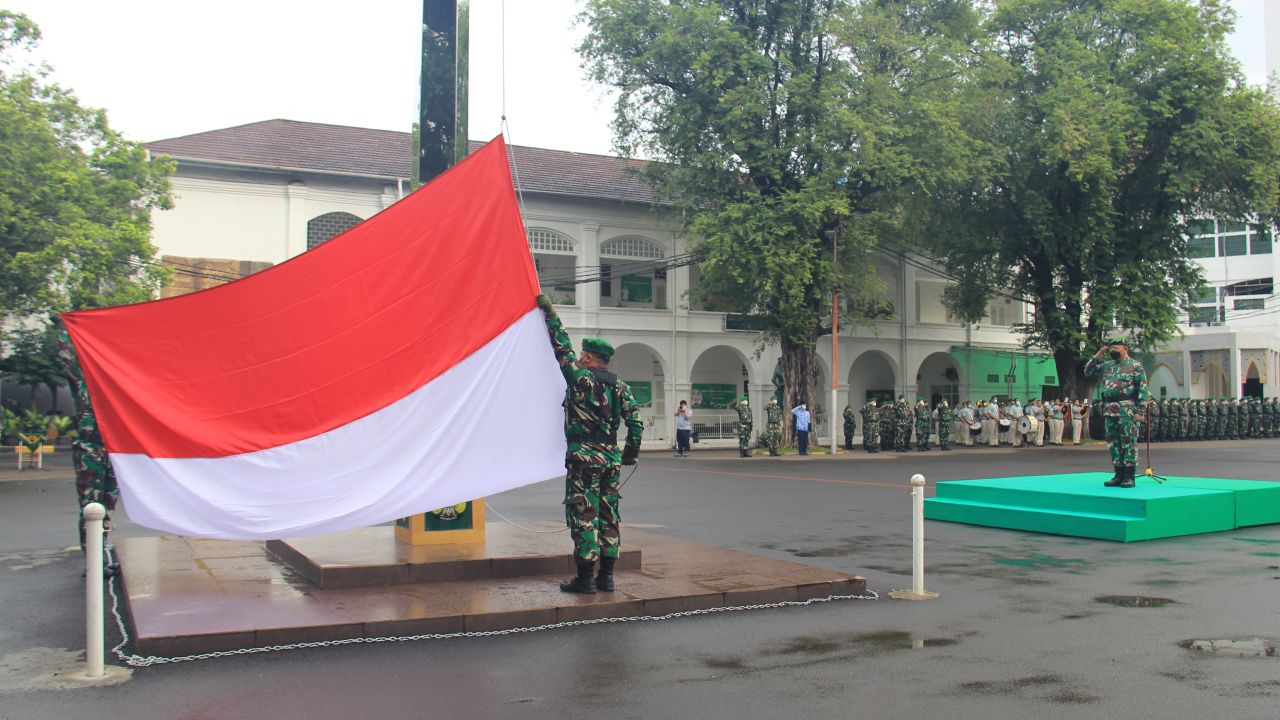 RSPAD Gatot Soebroto Laksanakan  Upacara Bendera Tanggal 17 Perdana di Tahun 2022