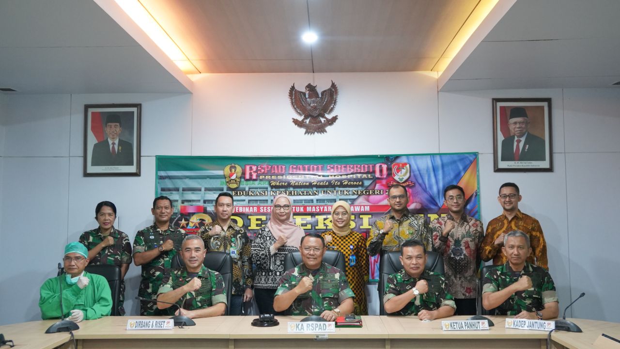 Webinar Kesehatan RSPAD Gatot Soebroto Deteksi Dini Penyakit Jantung