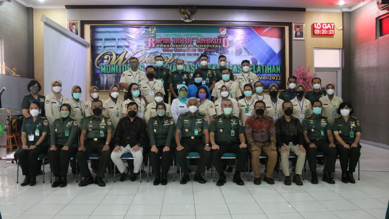 Pembukaan “Workshop Monitoring dan Evaluasi Efektivitas Pelatihan  Bagi Personel RSPAD Gatot Soebroto”